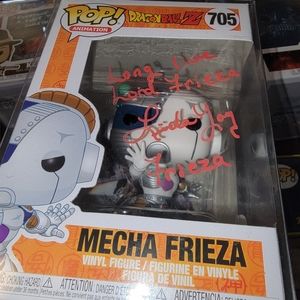 Frieza autographed funko pop
